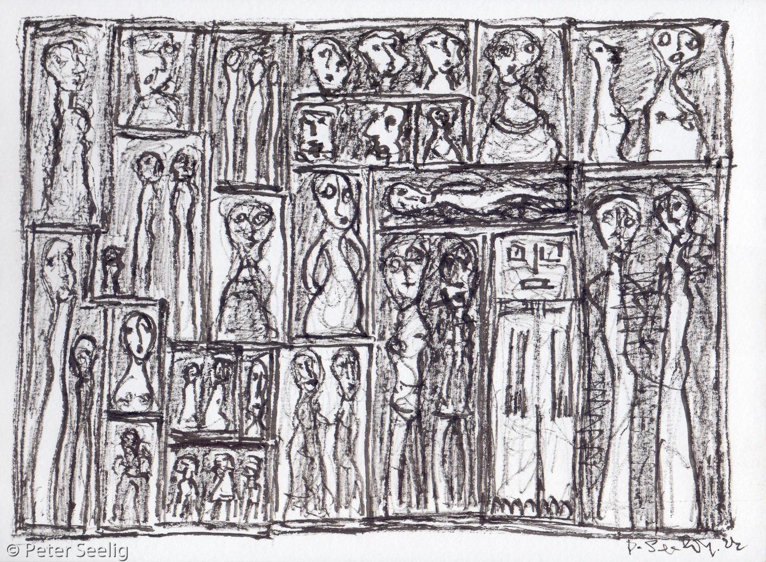 Hotel Of Lost Hearts - BlackInkCalligrapher , 15x20cm , 2022 , (MAJ20220801021)