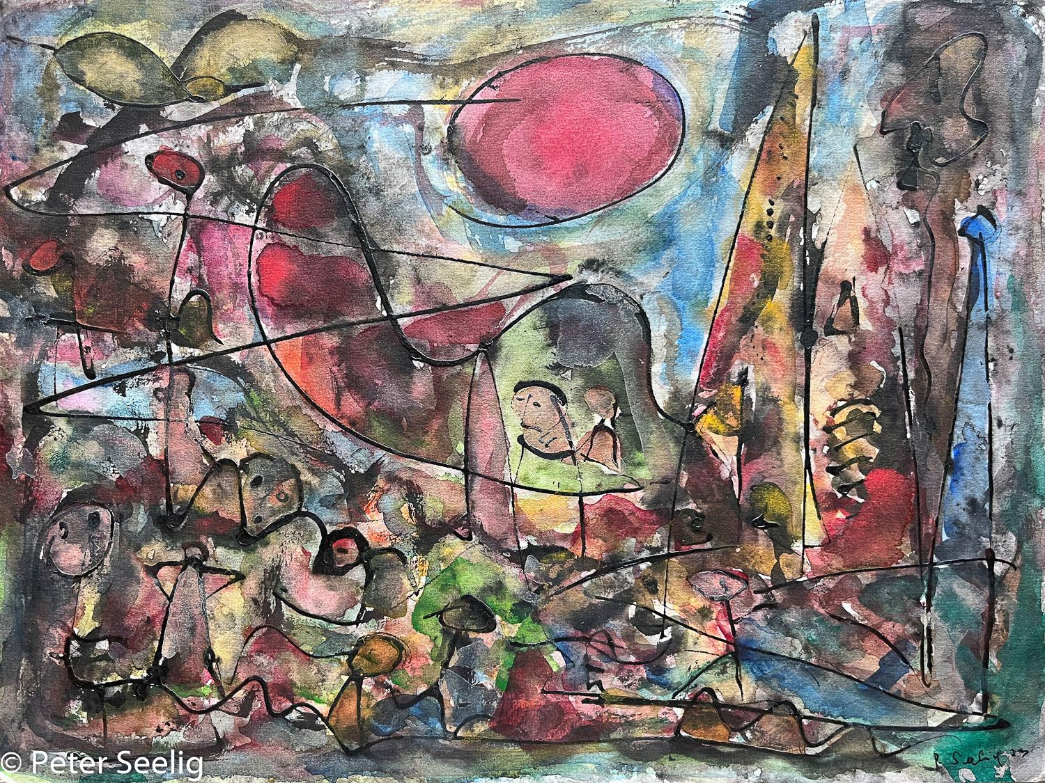Works on Paper 2023 - mixedmedia on paper , 30x40cm , 2023 , (WOP20230662)