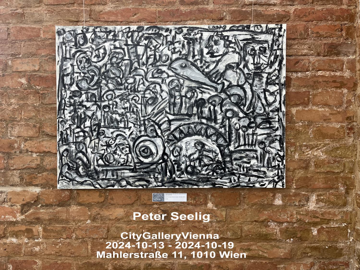 And everyone was talking about the fish, which fish, who is seeing a fish - paintings on exhibition , 2024 , (paintings0)